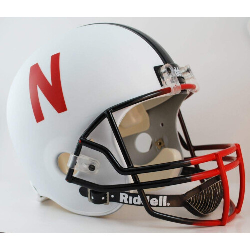 Riddell NCAA Nebraska Cornhuskers Helm, Replika in Originalgr      e, Einheitsgr      e, Teamfarbe