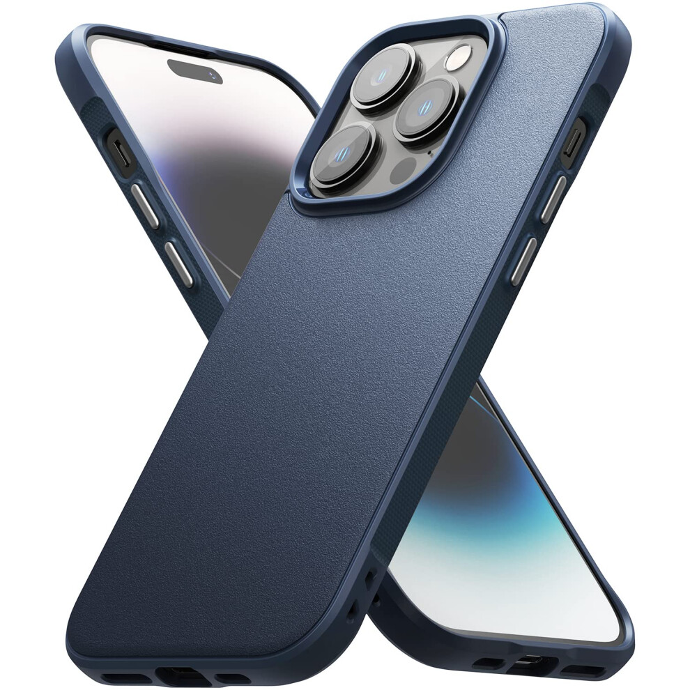 Ringke Onyx [Anti-Fingerprint Technology] Compatible With Iphone 14 Pro Case 6.1 Inches Shockproof Rugged Heavy Duty Non-Slip Flexible Smudge Proof C Black 8809881267999