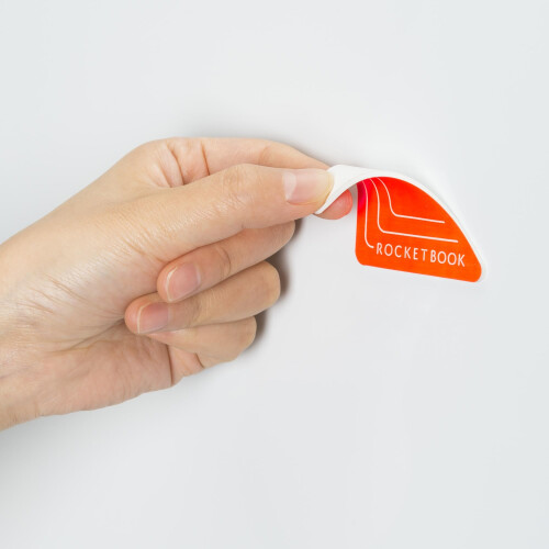 Rocketbook Beacons Smart Stickers for whiteboards  Triangles  Orange  2.5""""h  4/Pack 2