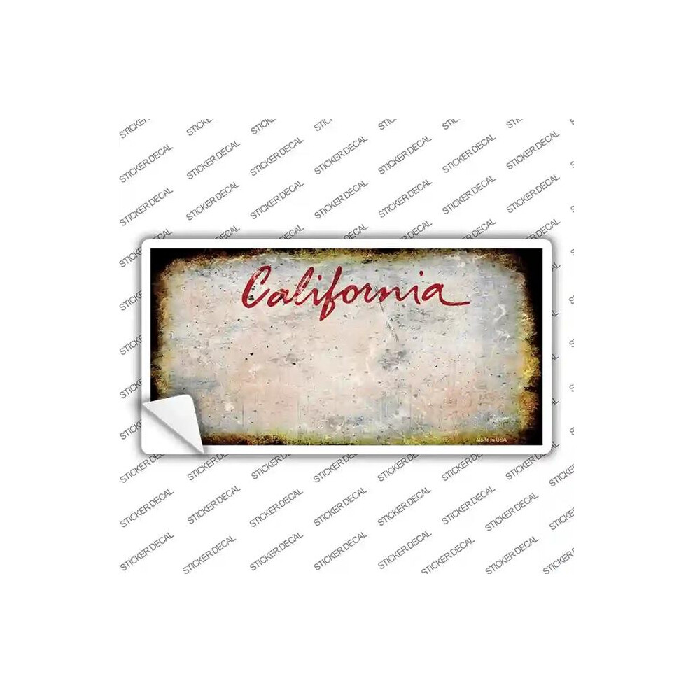 Smart Blonde Lp-8121S-S California State Rusty Novelty Sticker Decal - Small 792636421846