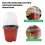 RooTrimmer 50 Pacote de Domos para Vasos de Plantas Transparentes, Compatíveis com Vasos de Sementes de 4 Polegadas 3