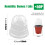 RooTrimmer 50 Pacote de Domos para Vasos de Plantas Transparentes, Compatíveis com Vasos de Sementes de 4 Polegadas 2