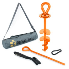 Royal Paw Dog Tie Out Stake - Heavy Duty Dog Stake fr stora hundar upp till 210 kg hundinsatser fr yttre hundankare och hundgadget Anvnd alla