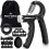 roygra Grip Strength Trainer  Forearm Workout  Hand & Finger Exerciser - 5 Pack (Black) 1