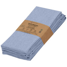 Ruvanti stoffen servetten set van 6 18x18 herbruikbare servetten Doek wasbaar Zacht en duurzaam Tafelservetten Polykatoen Chambray dinerservetten voo