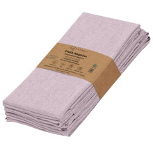 Ruvanti stoffen servetten set van 6 18x18 herbruikbare servetten Doek wasbaar Zacht en duurzaam Tafelservetten Polykatoen Chambray dinerservetten voo