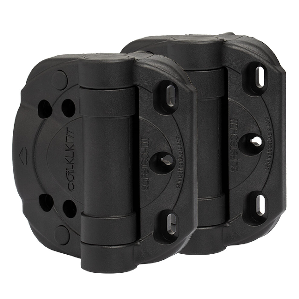 Safetech Hardware Self Closing Gate Hinges  Self Aligning Outdoor Hinges Heavy Duty Adjustable Tension Gate Perfect for Metal Wood Aluminum  PVC  Viny
