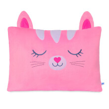 Saint Eve Kids Pillow Pals Fuzzy Pillow Cases Cute Animal Friends Mjuka kuddskydd för barnsängar och tupplur - Strawberry the Cat