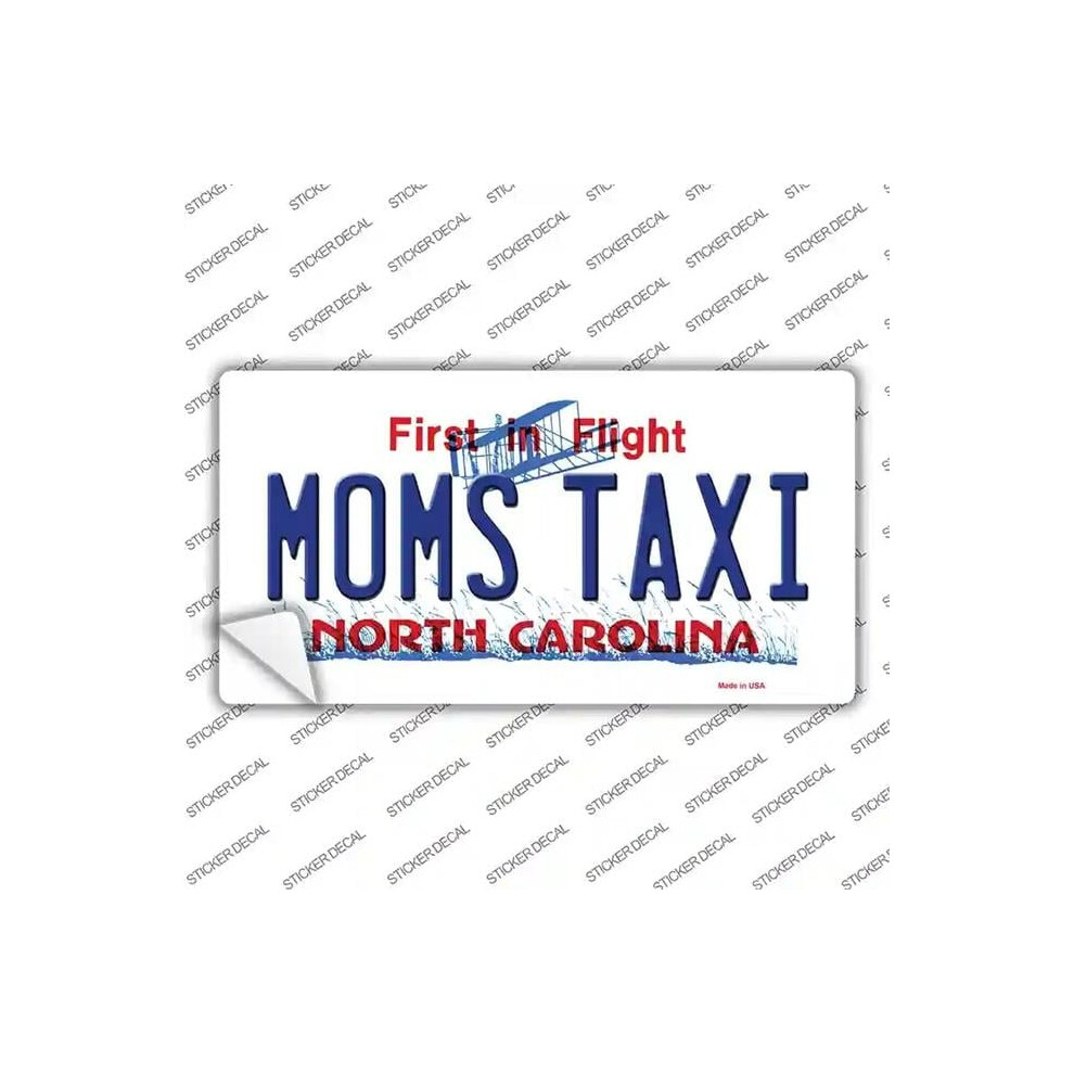 Smart Blonde Lp-6488S-L Moms Taxi North Carolina Novelty Sticker Decal - Large 792636417962