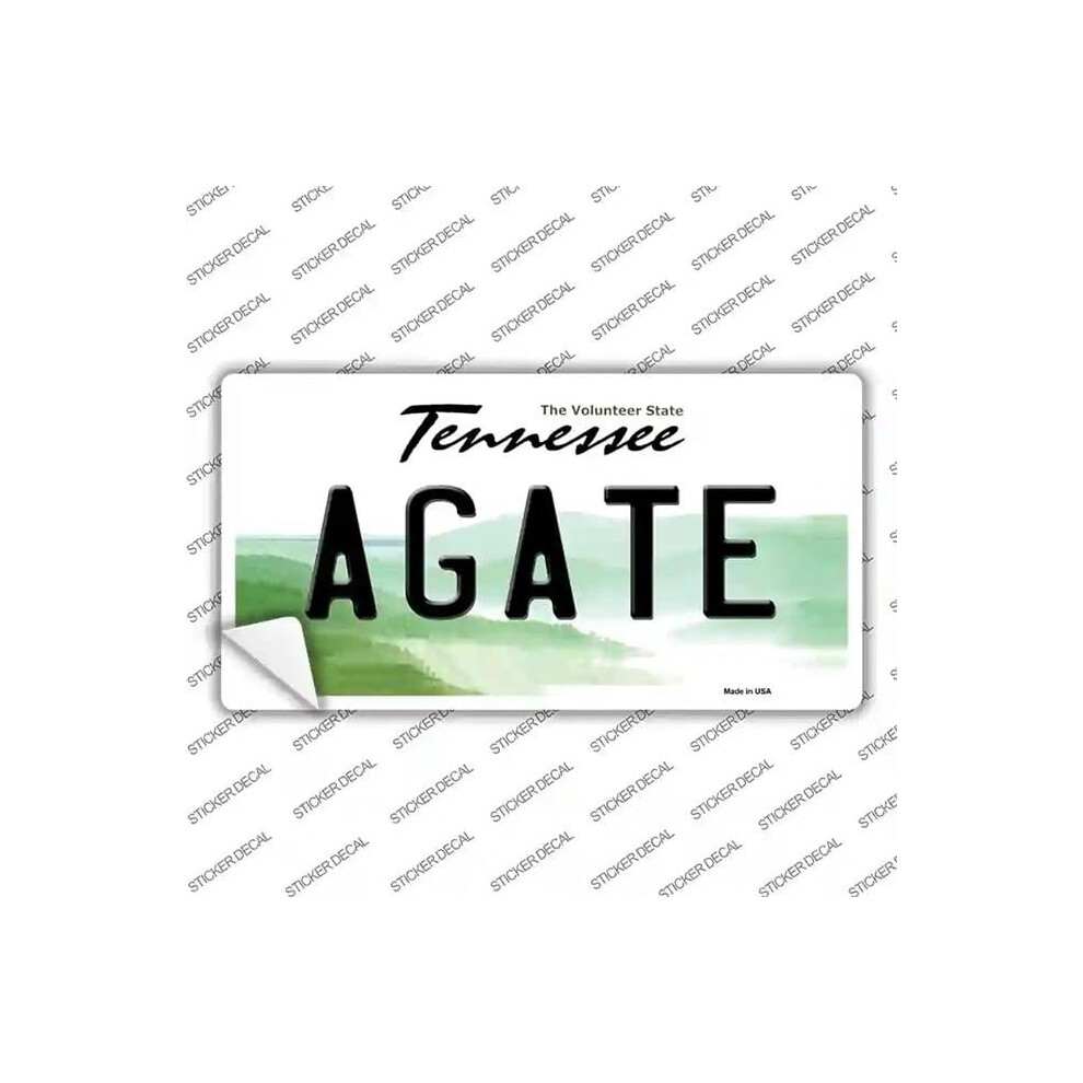 Smart Blonde Lp-6428S-S Agate Tennessee Novelty Sticker Decal - Small 792636419027