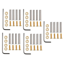 20 tornillos exquisitos para PC Gamer de 80 mm, 90 mm, 120 mm y 140 mm de grosor, ventilador RGB de refrigeración, accesorios DIY.