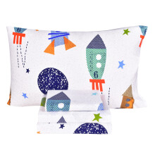 Scientific Sleep Outer Space Airship Rocket Star Explore Teen Jungen Mdchen Baumwoll-Baumwoll-Bettlaken-Set, Bettlaken, Spannbettlaken und Kissenbez