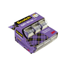 Scotch Geschenkpapier-Klebeband, 3 Rollen, das ideale Klebeband f r die Feiertage, 3/4 x 300 Zoll, Spender (311)