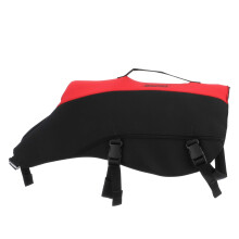 Seachoice Hondenzwemvest Verstelbaar reddingsvest voor honden met handgreep Rood en zwart Maat Large 50-90 Lbs.