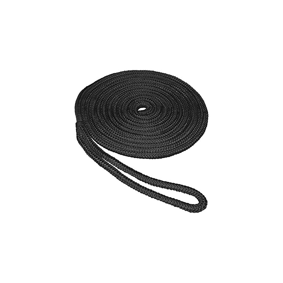 Amarre en nylon double tresse SeaSense 1/2 po x 25 pi, noir (50013098)