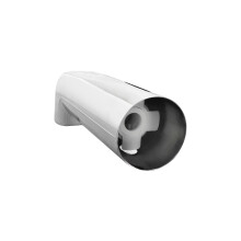 SENTO Slip On Zilver Universeel Zware Duurzame Metalen Badkamer Uitloop Zonder Omstelling Zware Metalen Badkraan Zonder Douche Omstelling - 7 Inch 1/