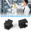 20 τμχ RJ45 8P8C Υπολογιστής Διαδικτύου Δικτύου PCB Υποδοχή Jack Black 10