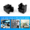 20 τμχ RJ45 8P8C Υπολογιστής Διαδικτύου Δικτύου PCB Υποδοχή Jack Black 6