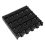 20 τμχ RJ45 8P8C Υπολογιστής Διαδικτύου Δικτύου PCB Υποδοχή Jack Black 2