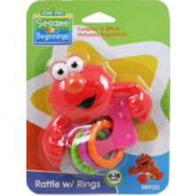 Sesamstraat Elmo Rammelaar met Ringen BPA-vrij