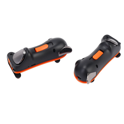 Six Finger for Controller Capacitance Adjustable Mobile Game Trigger L1R1 Button Gamepad Joystick Grip Orange 2