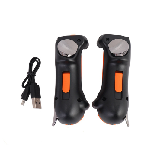Six Finger for Controller Capacitance Adjustable Mobile Game Trigger L1R1 Button Gamepad Joystick Grip Orange