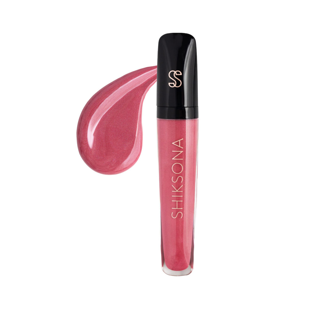 ShikSona High Shine Lip Gloss | Hydrating  Vegan  High Pigment  Non-Sticky Lipgloss in a Timeless  Universal Color | Gorgeous Go-Getter (Bold Pink)-image-OPC-PGBYJYK-NEW