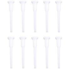 10x Fitness Oefening Sport Yoga Bal Opblaasbaar Bed Zwembad Lucht Stopper Plug Pin Wit