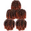 Cabelo de Crochê Curto Jamaican Bounce 5 Pacotes 2X Anéis Cabelos Cacheados 8 Polegadas 1