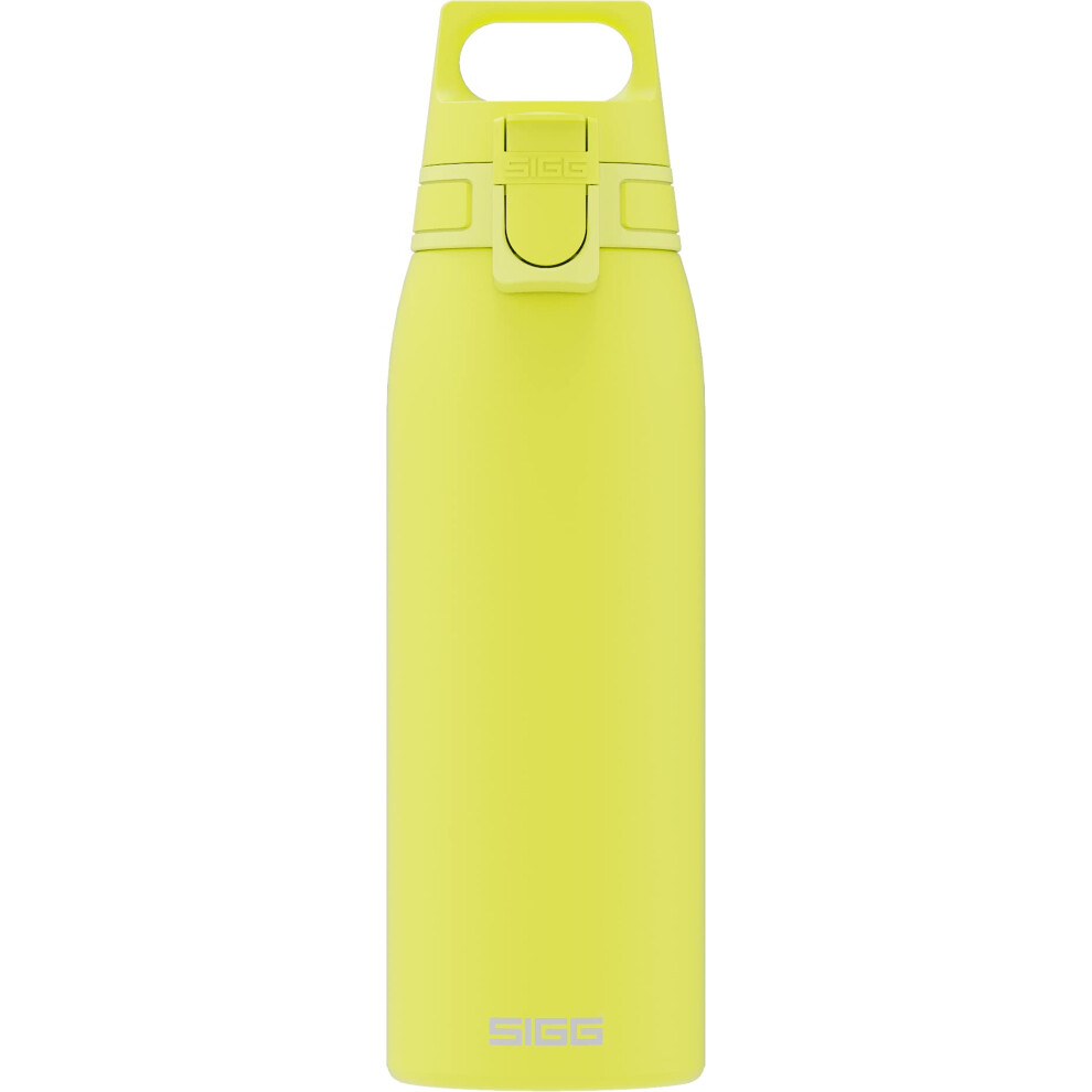 Sigg - Reusable Water Bottle - Shield One Ultra Lemon - Leakproof - Recyclable - Bpa Free - 25 Oz Yellow
