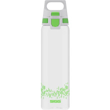 SIGG - Tritan Water Bottle - Total Clear ONE MyPlanet Green - Suitable For Carbonated Beverages - Dishwasher Safe - Leakproof - Lightweight - Scratch