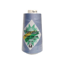 Hilo Signature Thread Signature Ctn 3000yd Hilo para edred   n 100% algod   n azul helado 3000 dados dobles