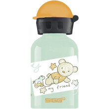 SIGG - Butelka do wody dla dzieci - Niedzwiedz przyjaciel - LeakProof - Lekki - BPA Free - aluminium - 10 uncji