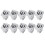 10PCS Powercon Connector 3 Pins 20A 250V Power Speaker Panel Socket Θηλυκό για φωτισμό σκηνής οθόνης LED, γκρι 3