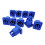 10PCS Powercon Connector 3 Pins 20A 250V Power Speaker Panel Socket Θηλυκό για φωτισμό σκηνής οθόνης LED,μπλε 2