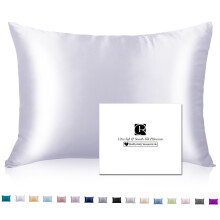 Silk Pillow Case for Hair and Skin with Hidden Zipper Ravmix Both Sides 21Momme Mulberry Silk Pillowcase Cooling Pillow Cover Standard Size 20?26inch