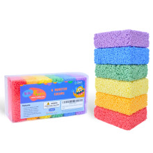 Silly Foam Kreative Modellierschaumperlen, 6 Grundfarben (Monster), perfekt fr Vorschule und Kinder, Kunsthandwerk, sensorisches Spielen, ungiftig (