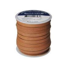 Silver Creek Leather Co Realeather Deersskin Leather Lace fr hantverk och smycken som gr 0,2 x 50 'sadelbrun