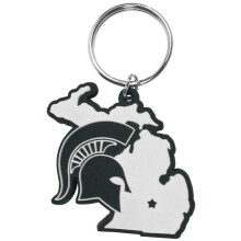 Siskiyou NCAA Michigan State Spartans Home State Flexi Sleutelhanger Groen 36 inch
