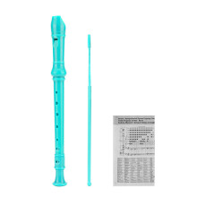 Sjoys Engiegee 8-trous Soprano Discant Enterre pour enfants flute de musique avec canne de nettoyage et sac de botier pour ecole Student Home En