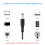 USB To DC Power Cable Universal Jack Charging Cord with 13 Interchangeable Plug Connectors Adapter 5