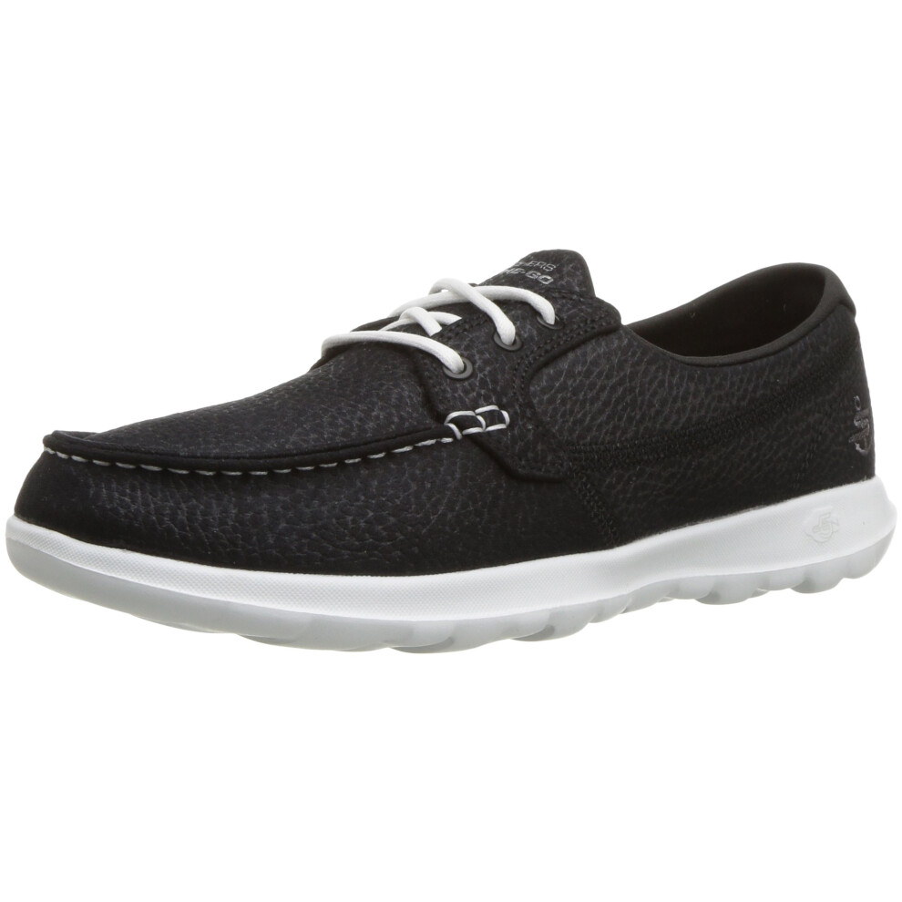 Chaussures bateau Skechers Performance GO Walk Lite-Eclipse pour femme, noir/blanc, pointure 44,5