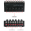 CX600 Mini Stereo 6 Channel Passive Mixer Φορητός ήχος σε 2 Out Distributor Έλεγχος έντασης ήχου 5