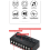 CX600 Mini Stereo 6 Channel Passive Mixer Φορητός ήχος σε 2 Out Distributor Έλεγχος έντασης ήχου 8