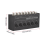 CX600 Mini Stereo 6 Channel Passive Mixer Φορητός ήχος σε 2 Out Distributor Έλεγχος έντασης ήχου 1