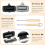 Sandwichmaker, Hundetoaster, doppelseitige Backform, doppelseitiger Brat- und Grillkäse-Maker 6