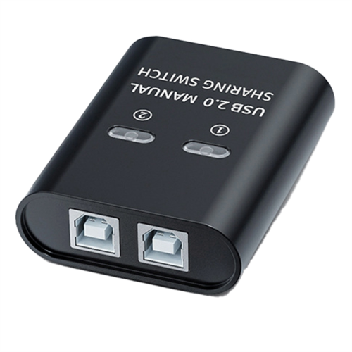 Εγχειρίδιο USB Switch 2 Port HUB Two Computers Share U Disk Printer Device in One Out USB2.0 Sharer 1