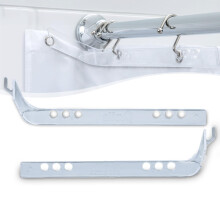 SlipX Solutions Geen Rommel Spatbescherming voor Douche & Badkuip Gordijnen | Badaccessoires voor een Antislip Badkamer