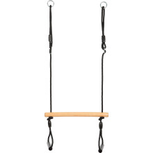 small foot Trapez mit Turnringen Black Line Schaukel f r Kinder und Erwachsene ab 3 Jahren 12409