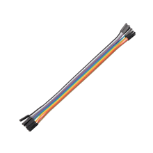 10 STÜCKE 20 CM Buchse auf 1 Pin Stecker Überbrückungskabel Drähte Multicolor